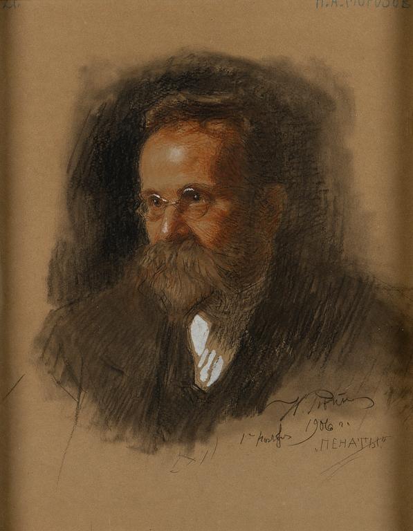 ILJA REPIN, PORTRAIT OF N.A. MOROZOV.