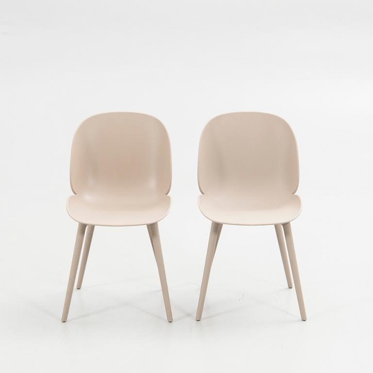 GamFratesi, chairs, 5 pcs, "Beetle Chair", Gubi, Denmark.