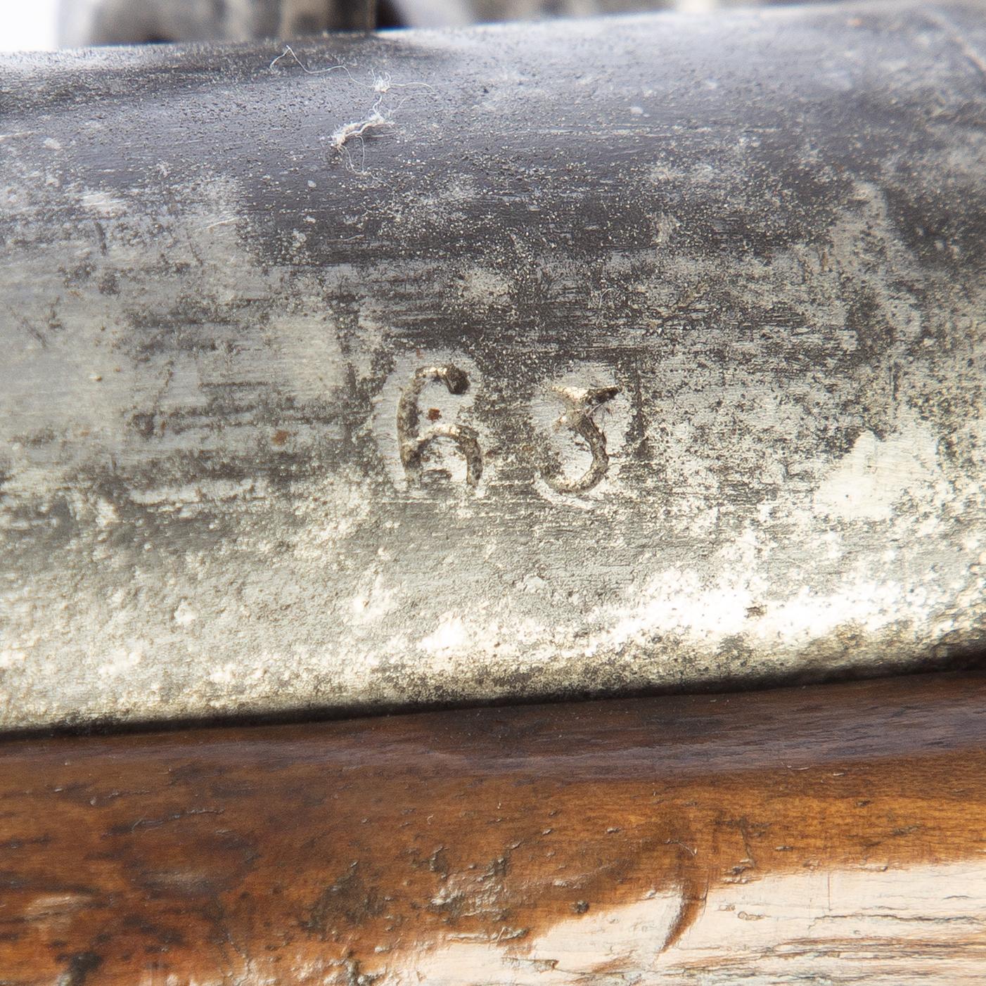 Flintlock rifle, British/Swedish, 18th century.