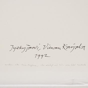 Pentti Sammallahti, "Jyskyjärvi, Vienan Karjala, 1992".