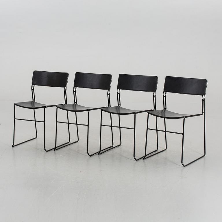 A SET OF 4 ARRBEN CHAIRS, ITALY.