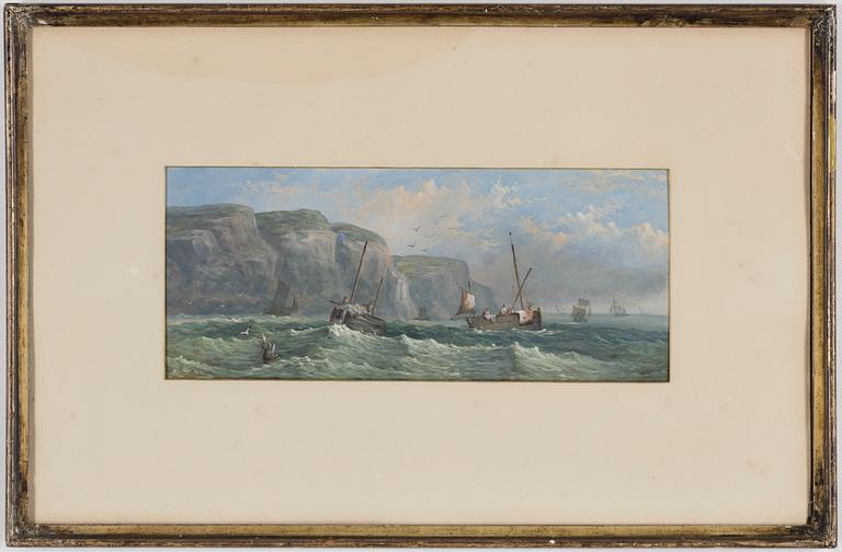 UNKNOWN ARTIST, gouache, unsigned.