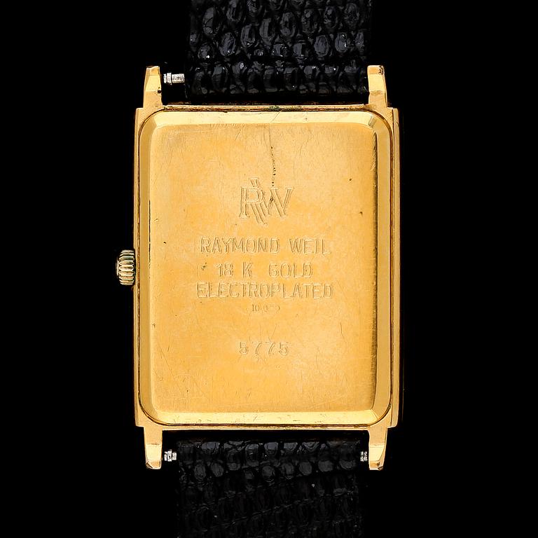 ARMBANDSUR, Raymond Weil, Geneve, gulddoublé.