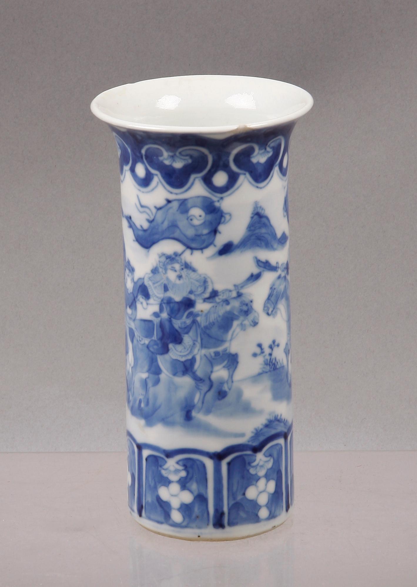 VAS, porslin, Kanxi-stil, Kina 1800-tal.