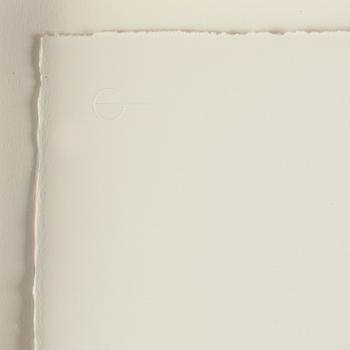 Joel Shapiro, pochoir in colours, 1990. Signed and numbered 18/36.