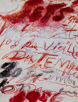 Cy Twombly, efter. Affisch, offset.