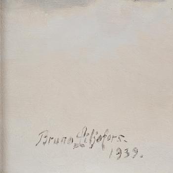 Bruno Liljefors, Fox in a winter landscape.