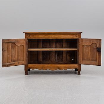 A late 18th century walnut cupboard.