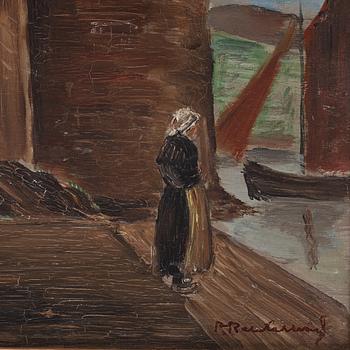 PATRIK REUTERSWÄRD, oil on panel, signed.