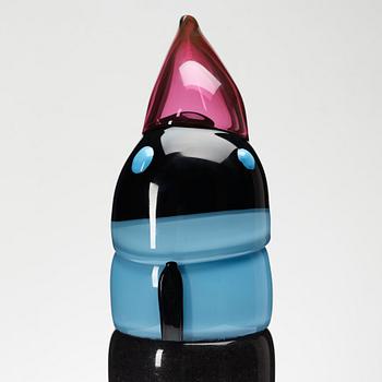 Erik Höglund, a glass and diabase sculpture, Strömbergshyttan Glassworks, Sweden 1990.