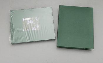 DUKAR, 2 st, linne, No 071, "Etamine", Fingal Irish Linen.