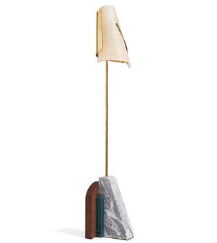 Erik Bratsberg, a "Lorian", floor lamp, first edition, executed in his workshop, Stockholm, 2021.