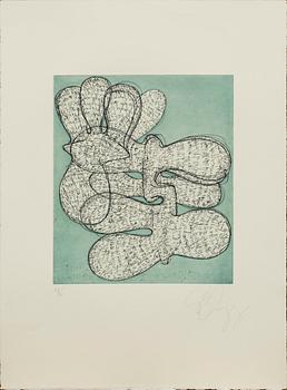 TONY CRAGG, etching in colours, signed and numbered 28/30.