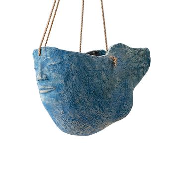 Maria Brusewitz, a stoneware pendant, artist's studio, 1998.