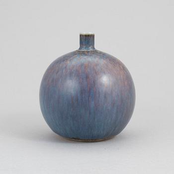 A Carl-Harry Stålhane unique Rörstrand stoneware vase, made in 1951.