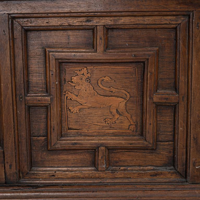 A Baroque chest of drawers, 18th Century.