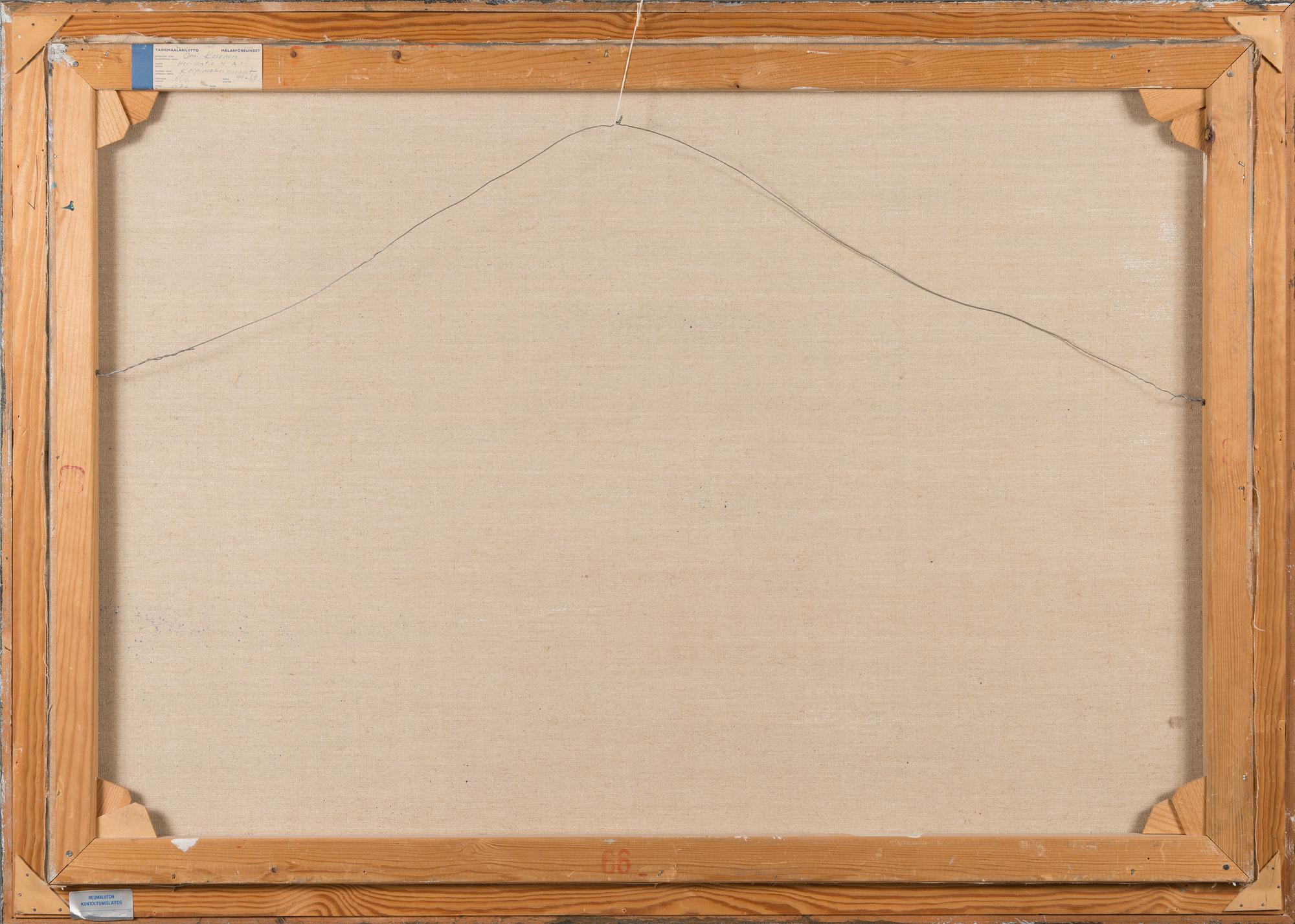 ONNI KOSONEN, öljy kankaalle, signeerattu ja päivätty -76.