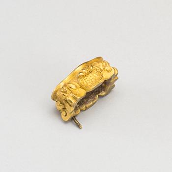 MID 19TH CENTURY MANTELPIECE CLOCK.