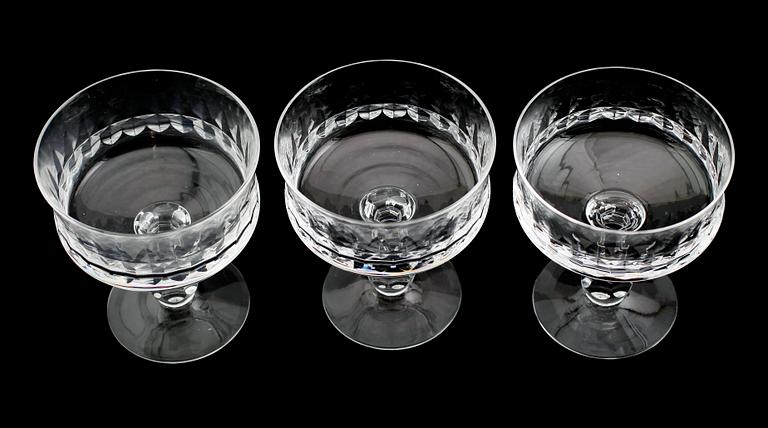 CHAMPAGNESKÅLAR, 12 st, "Prince", Göran Wärff, Kosta.