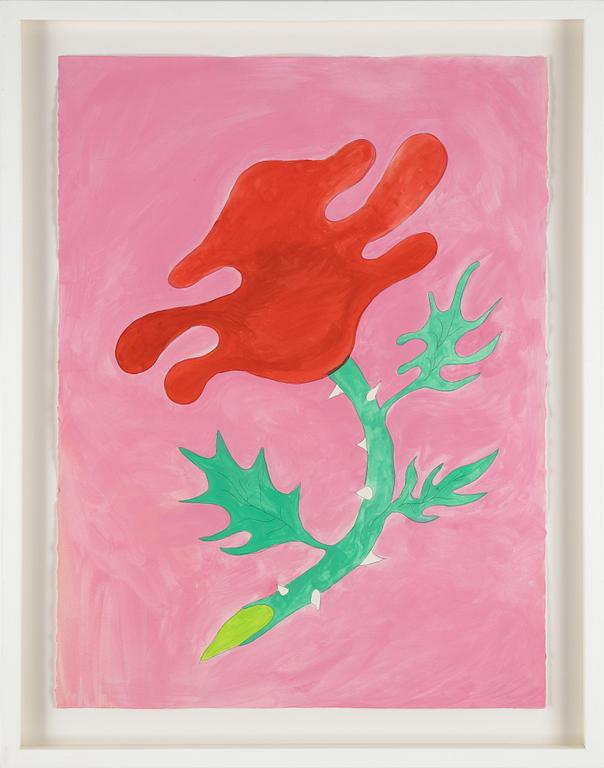 Constance Tenvik, utförd 2018, gouache och tusch på papper.