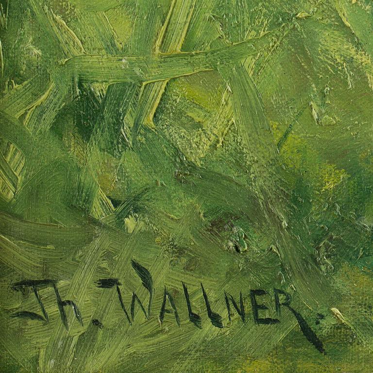THURE WALLNER, olja på duk, signerad.
