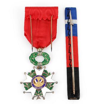 HEDERSLEGIONENS RIDDARTECKEN, Ordre national de la Légion d'honneur, Frankrike.