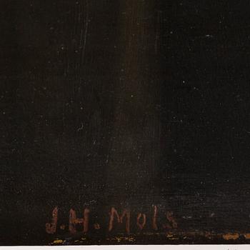 J.H MOLS, oil on panel, signed, 19th Century.