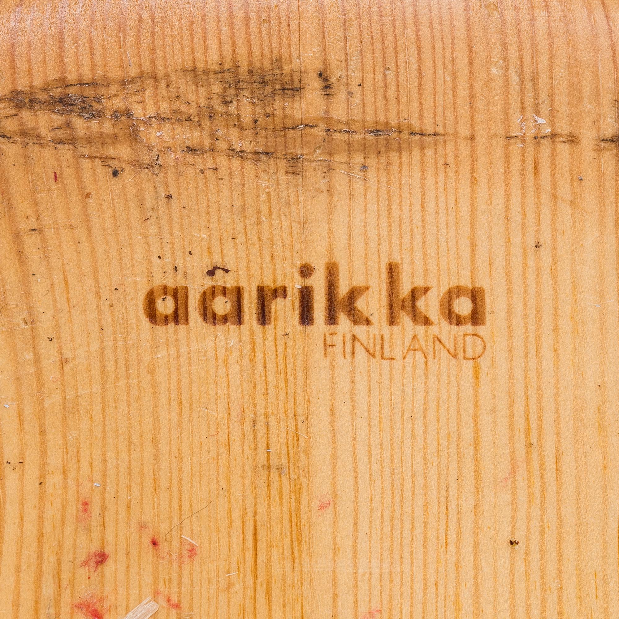 Kaija Aarikka, skulptur / våningsfat, Aarikka, 1970-luku.
