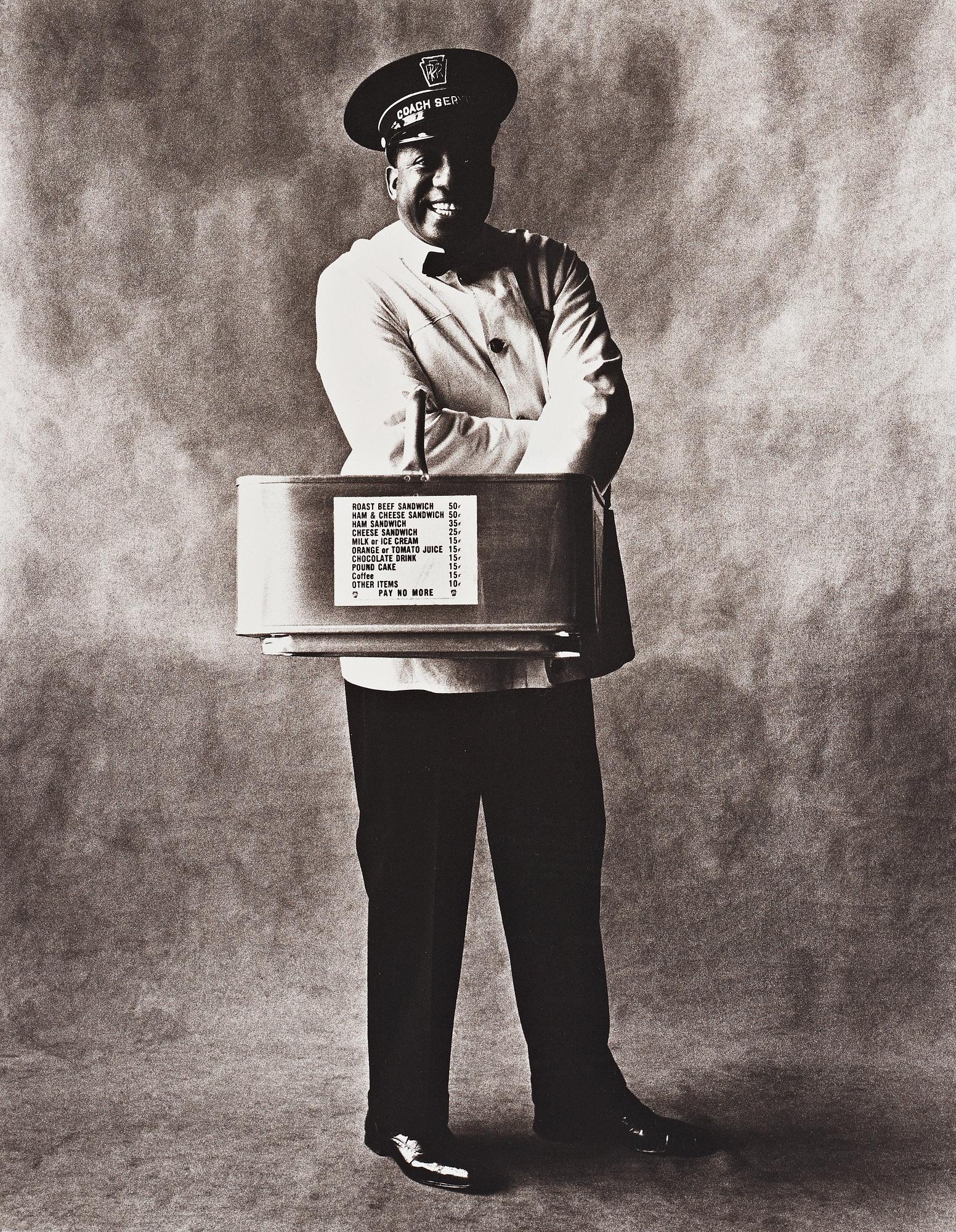 Irving Penn, "Train Coach Waiter, New York 1951”.