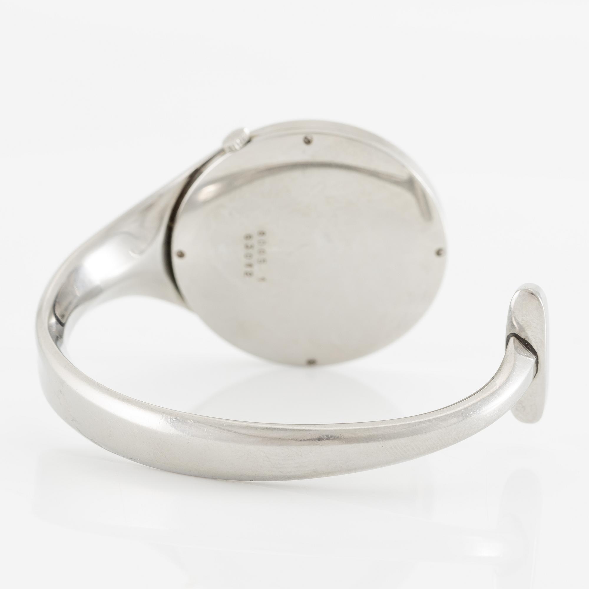 Georg Jensen, "L.U.Chopard & Cie", design Vivianna Torun Bülow-Hübe , armbandsur, 33 mm.
