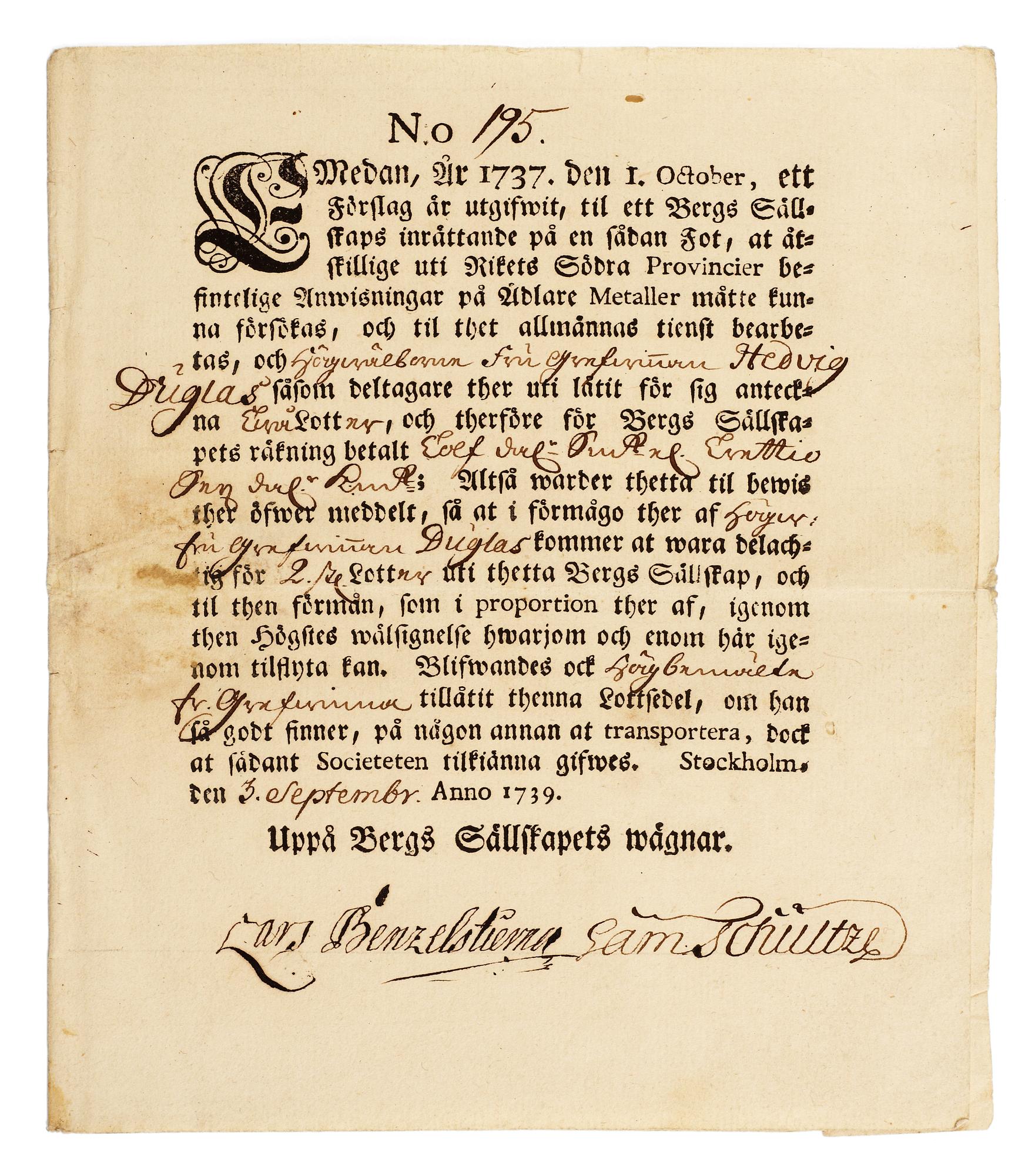 SVENSKA AKTIEBREV 1728-1899, en samling om 1198 aktiebrev samt diverse dokument rörande Göta kanal bolaget såsom regler.