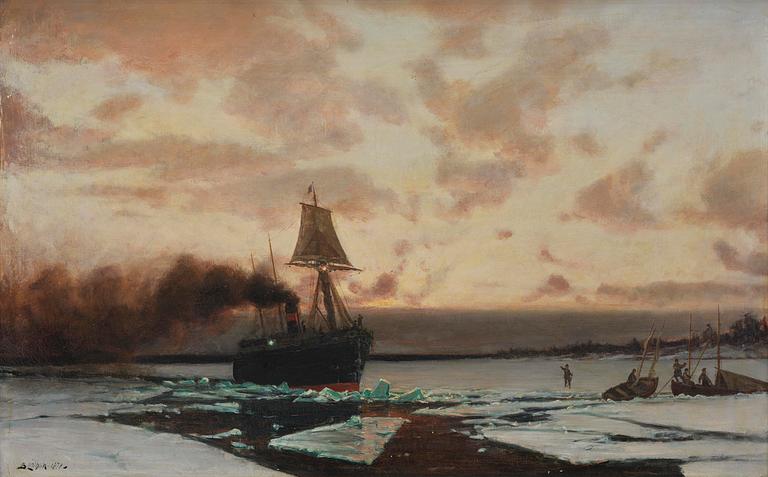 Berndt Lindholm, Ice chute.