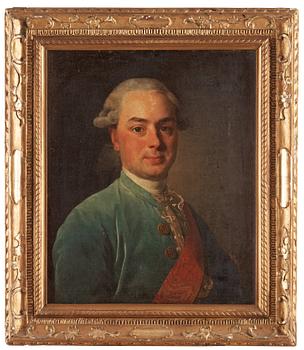 Alexander Roslin, Portrait of a gentleman in a blue coat, presumably Count Schuwaloff.