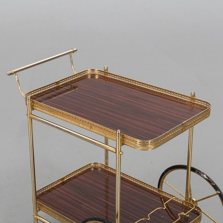 A COCKTAIL TROLLEY.