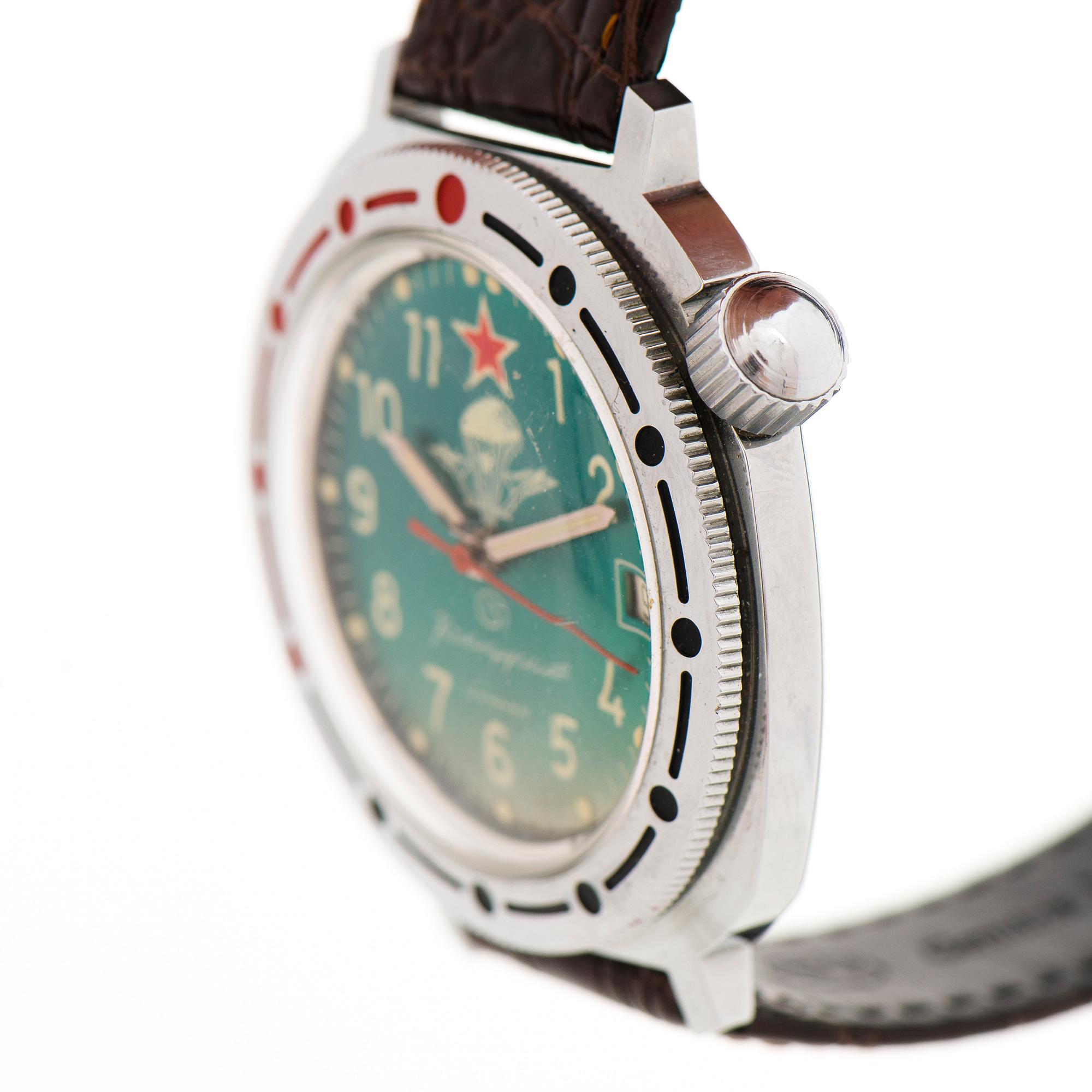 VOSTOK (Восток), Komandirskie, rannekelloja, 2 kpl, 40 mm.