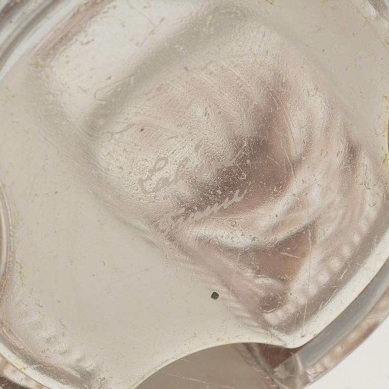 A René Lalique 'Hélène', flacon no 1, moulded glass bottle, France 1942-51.