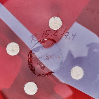 Ann Wolff, (Ann Wärff) an engraved and etched cameo glass bowl, probably a studio work, Sweden.