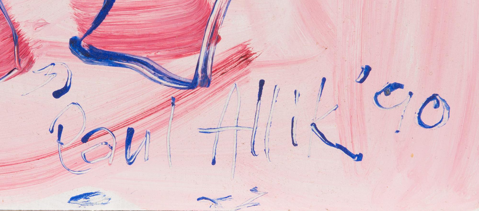 PAUL ALLIK, oil on board, signed and dated -90.