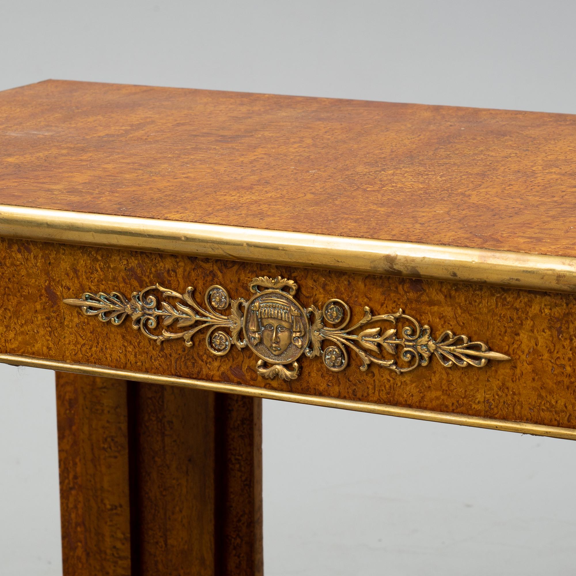 An early 19th century console table.