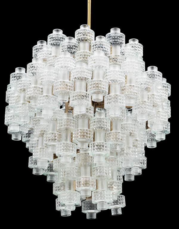 TAKLAMPA, Orrefors/Fagerhult, 1900-talets mitt.