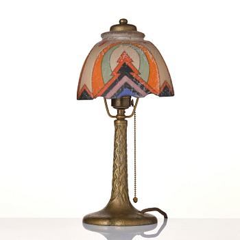 Handel, an Art Deco table lamp, Connecticut, USA, 1920s.