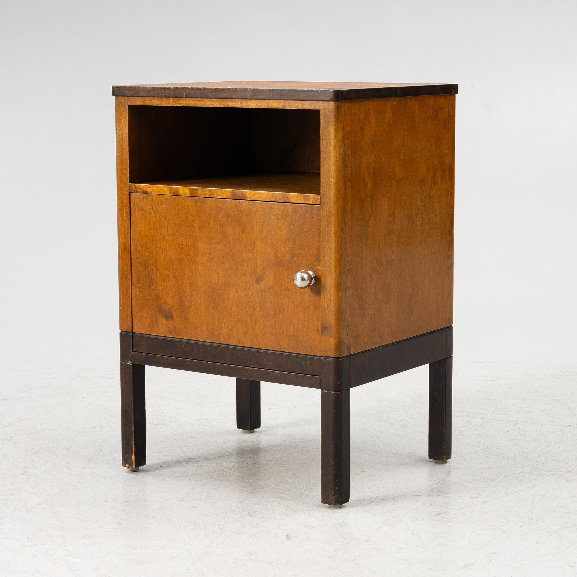 Nordiska Kompaniet, an 'Ideal' bedside table, 1936.