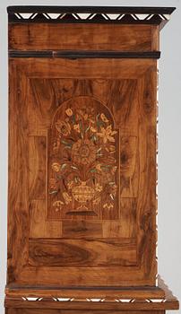 A Baroque second half 17th century cabinet on stand.