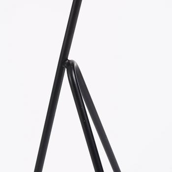 Greta Magnusson Grossman, a black lacquered 'G-33' / Grasshopper floor light, Bergboms, Malmö, Sweden 1950s.