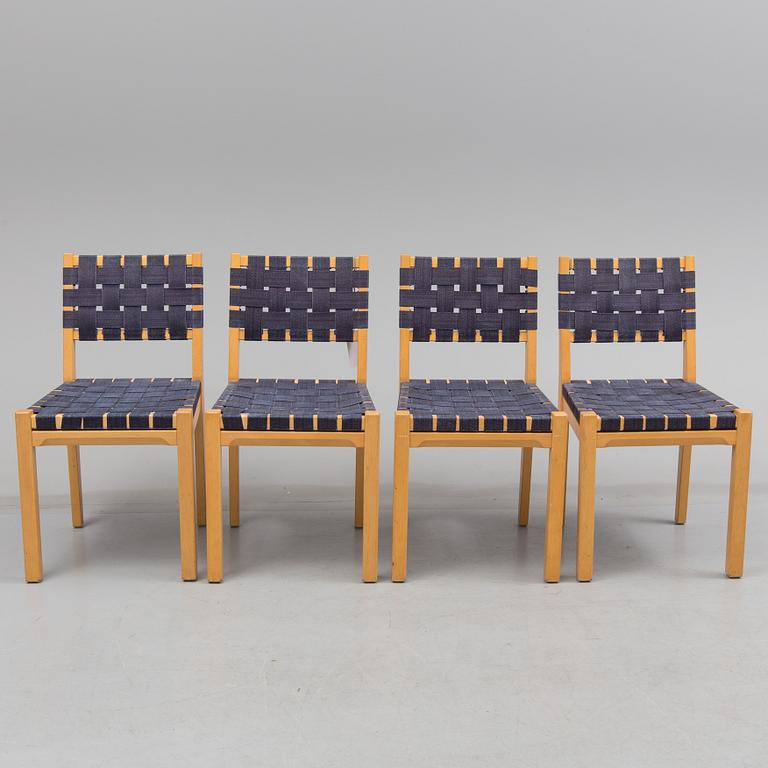 Aino Aalto, 4 chairs modell 615, Artek.
