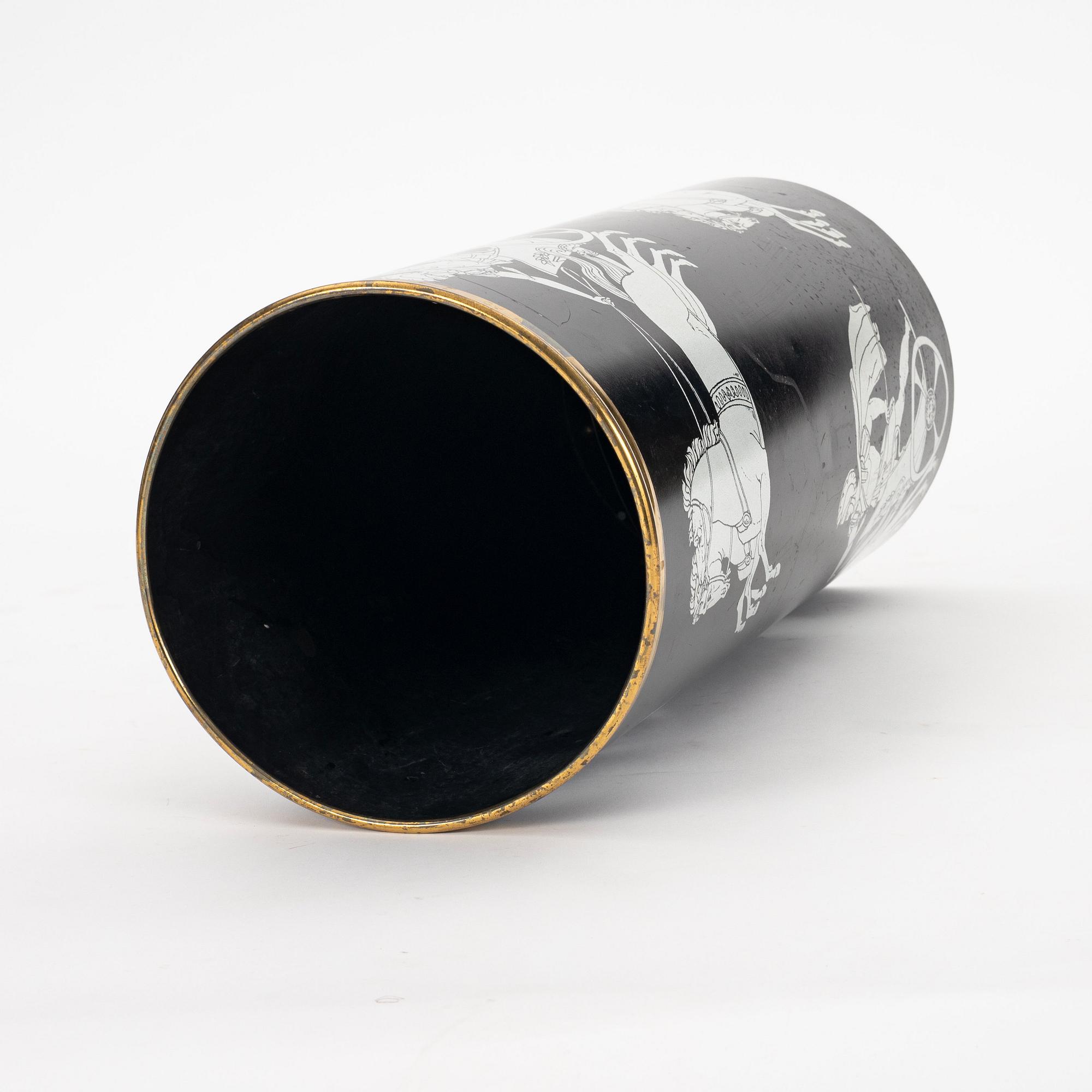 Piero Fornasetti, an umbrella stand, Studio Fornasetti Milan, Italy.