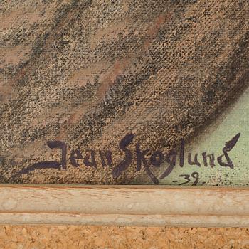 JEAN SKOGLUND, olja på duk, signerad och daterad -39.