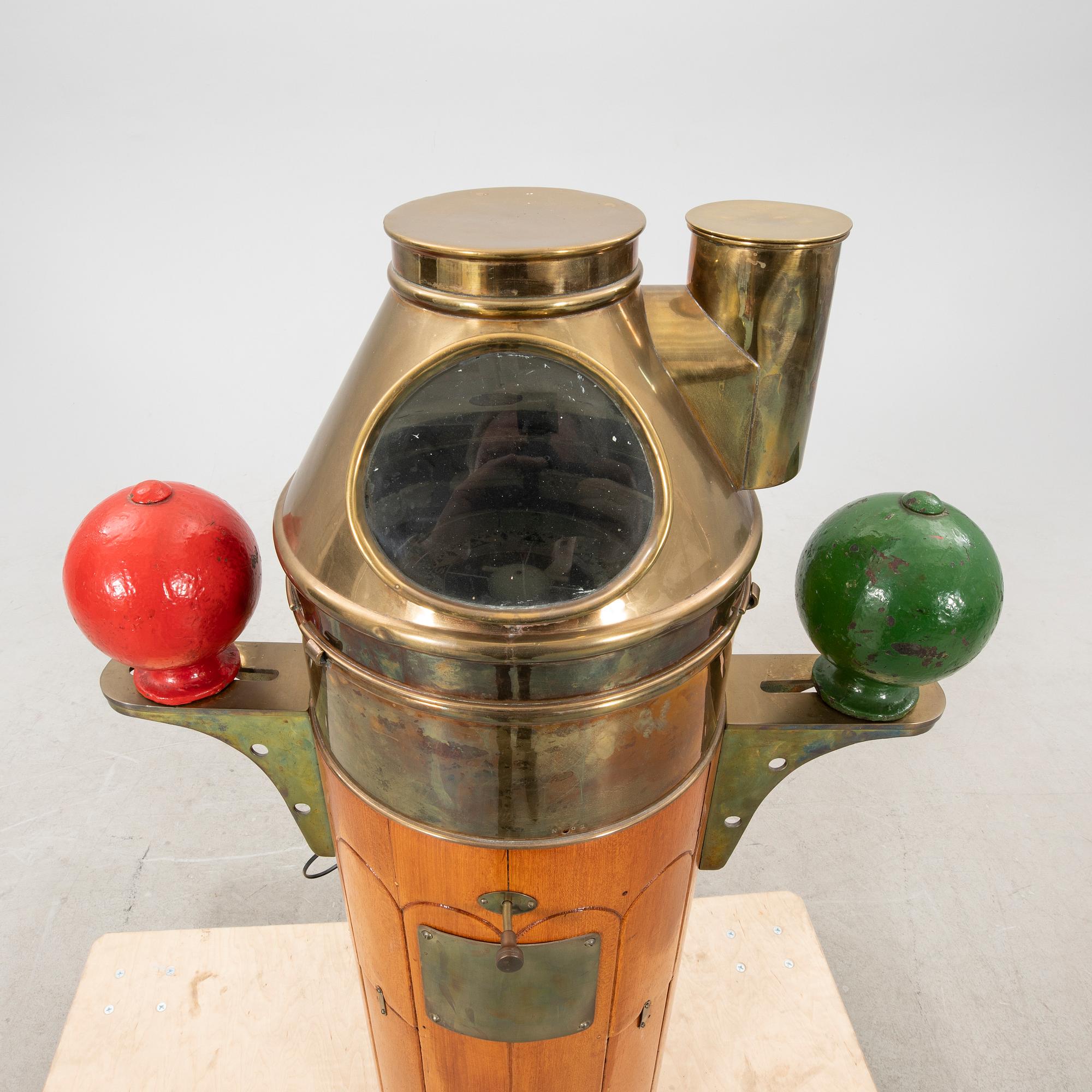 An early 1900s binnacle.