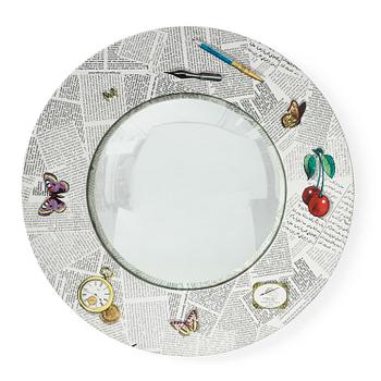 69. A Piero Fornasetti convex mirror, Milano, Italy.