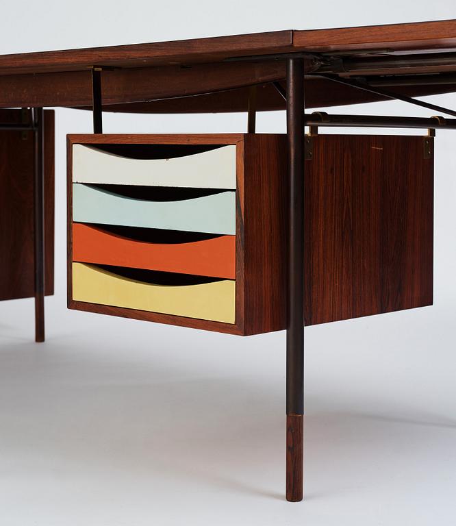 Finn Juhl, a "BO 69" desk, Bovirke, Denmark 1950-1960's. Designed in 1953.